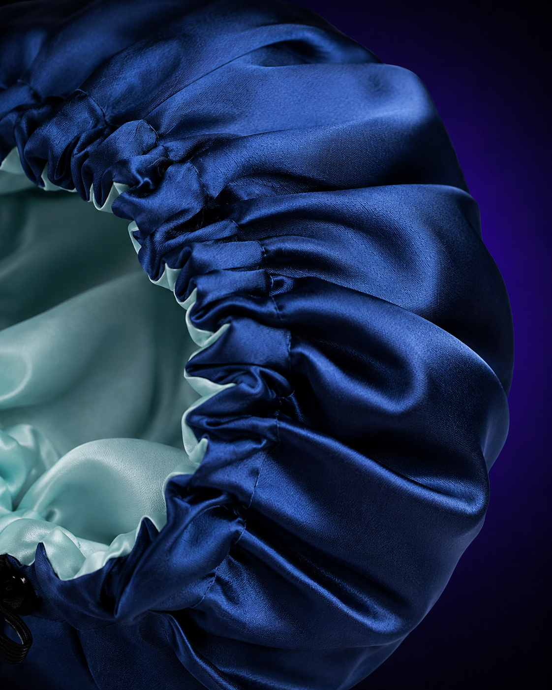 Double-Layer Satin Bonnet