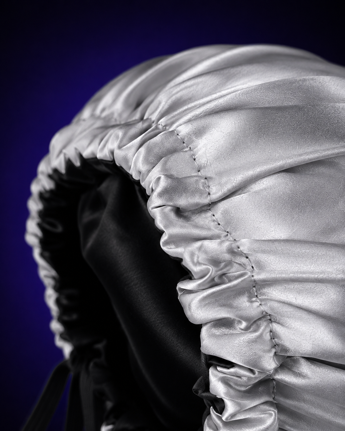 Double-Layer Satin Bonnet